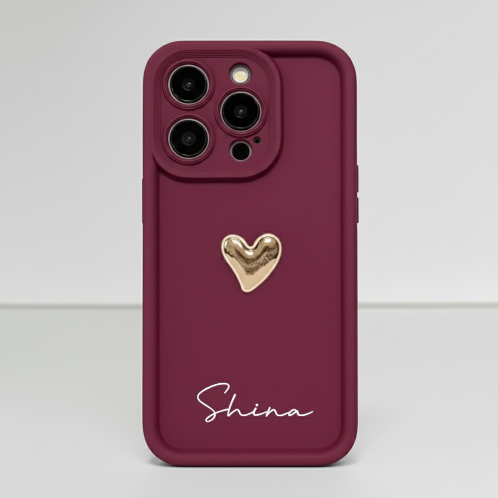 הכיסוי לב זהב Sheli לאייפון
